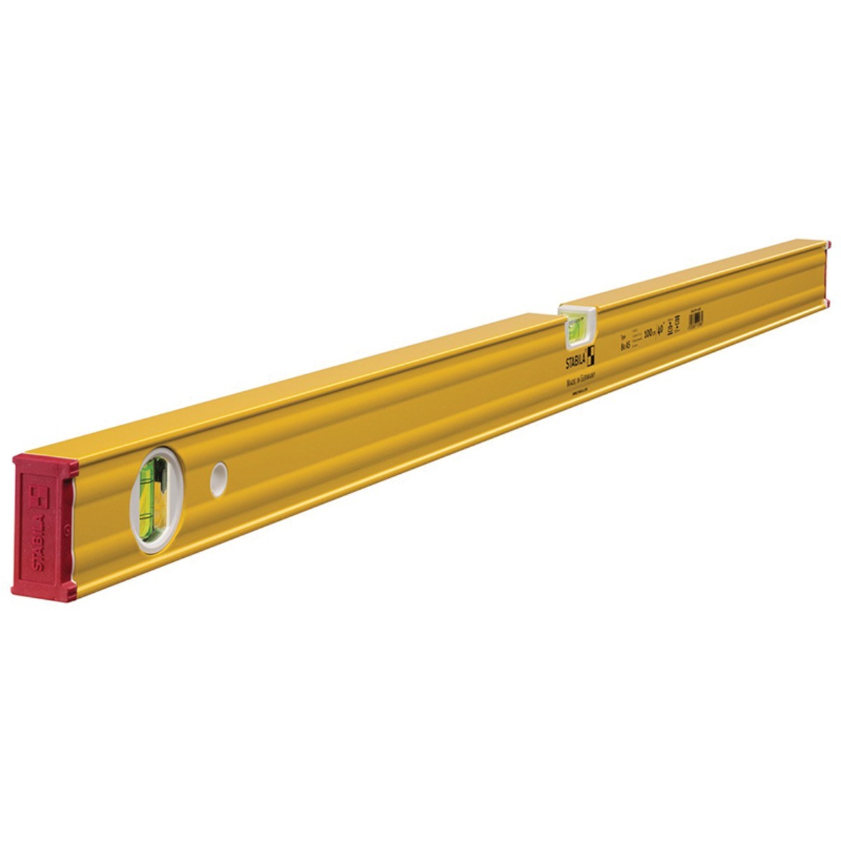 Stabila 19168 80 AS Spirit Level 2 Vial 19168 100cm STB80AS100