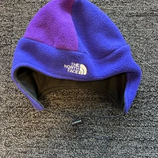 The North Face Fleece Hat Ear Flap Trapper Cap Vintage Large USA Made Multicolor