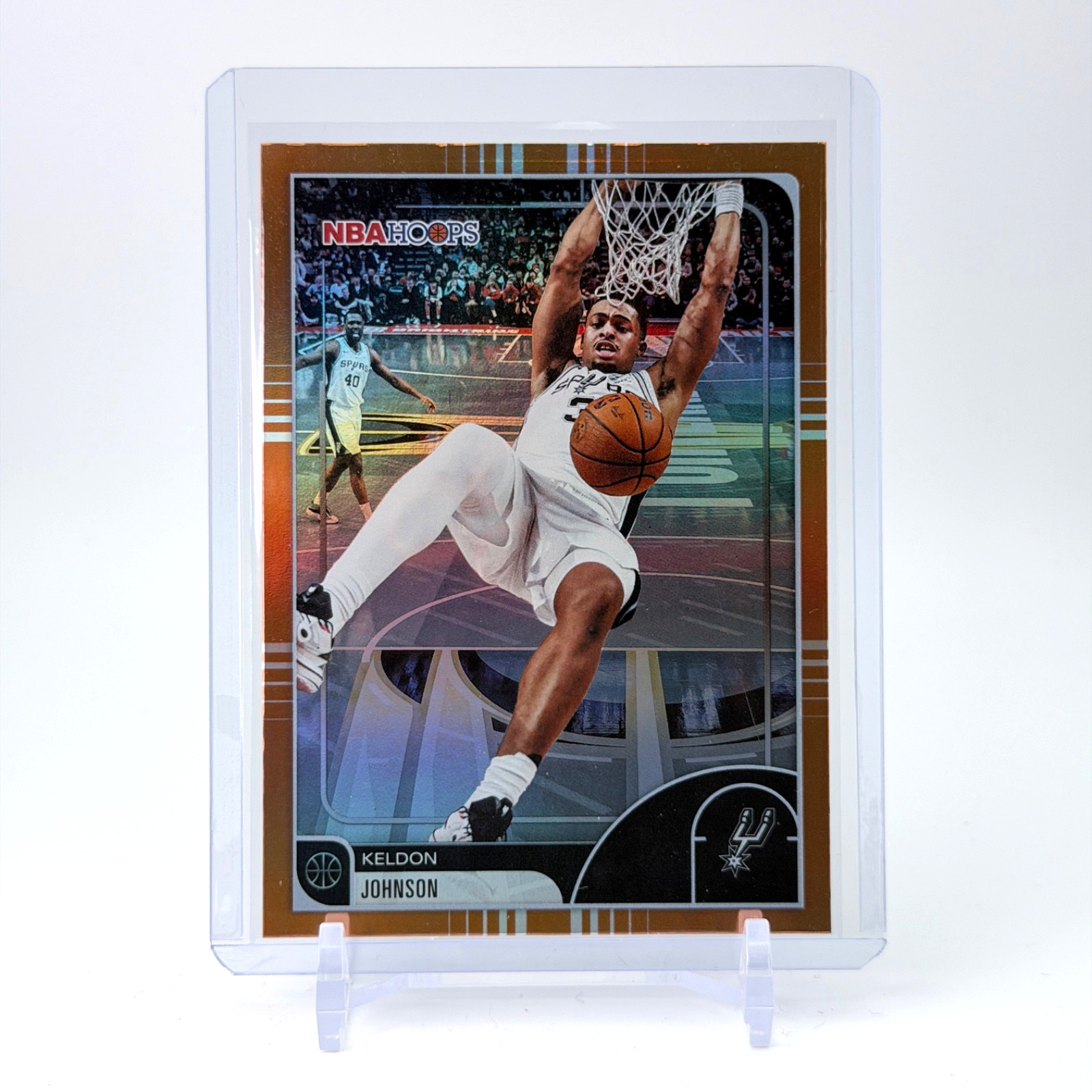 Keldon Johnson 2025-26 Topps NBA Hoops Orange #23 Spurs
