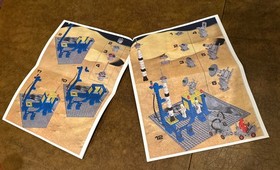 LEGO Classic Space 483 Alpha-1 Rocket Base w/ 3 Minifigures & Instructions