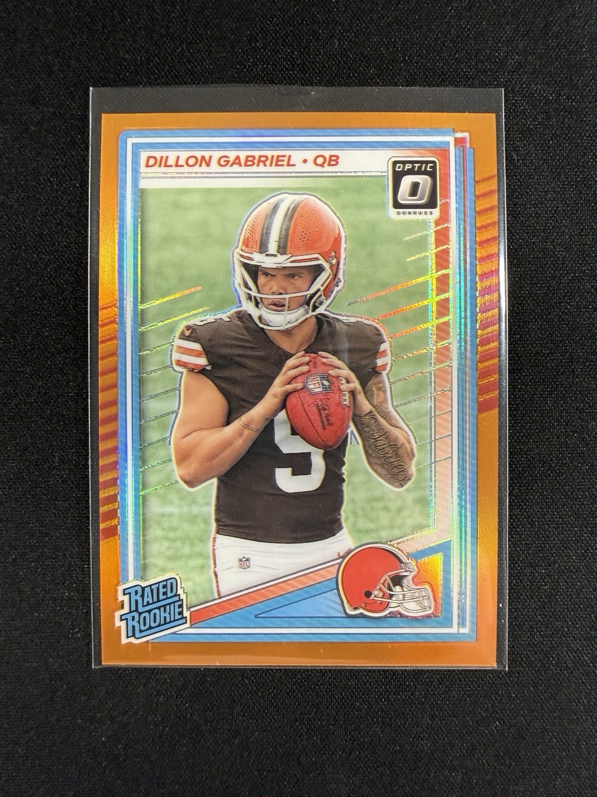 2025 Panini Donruss Optic - Dillon Gabriel Rated Rookie #263 Orange Prizm /299