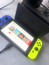 Nintendo Switch Handheld Console Black USB-C with Blue & Green Joy-Con