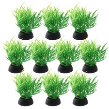 Green Aquarium Plant Ornaments, Artificial Water Plants