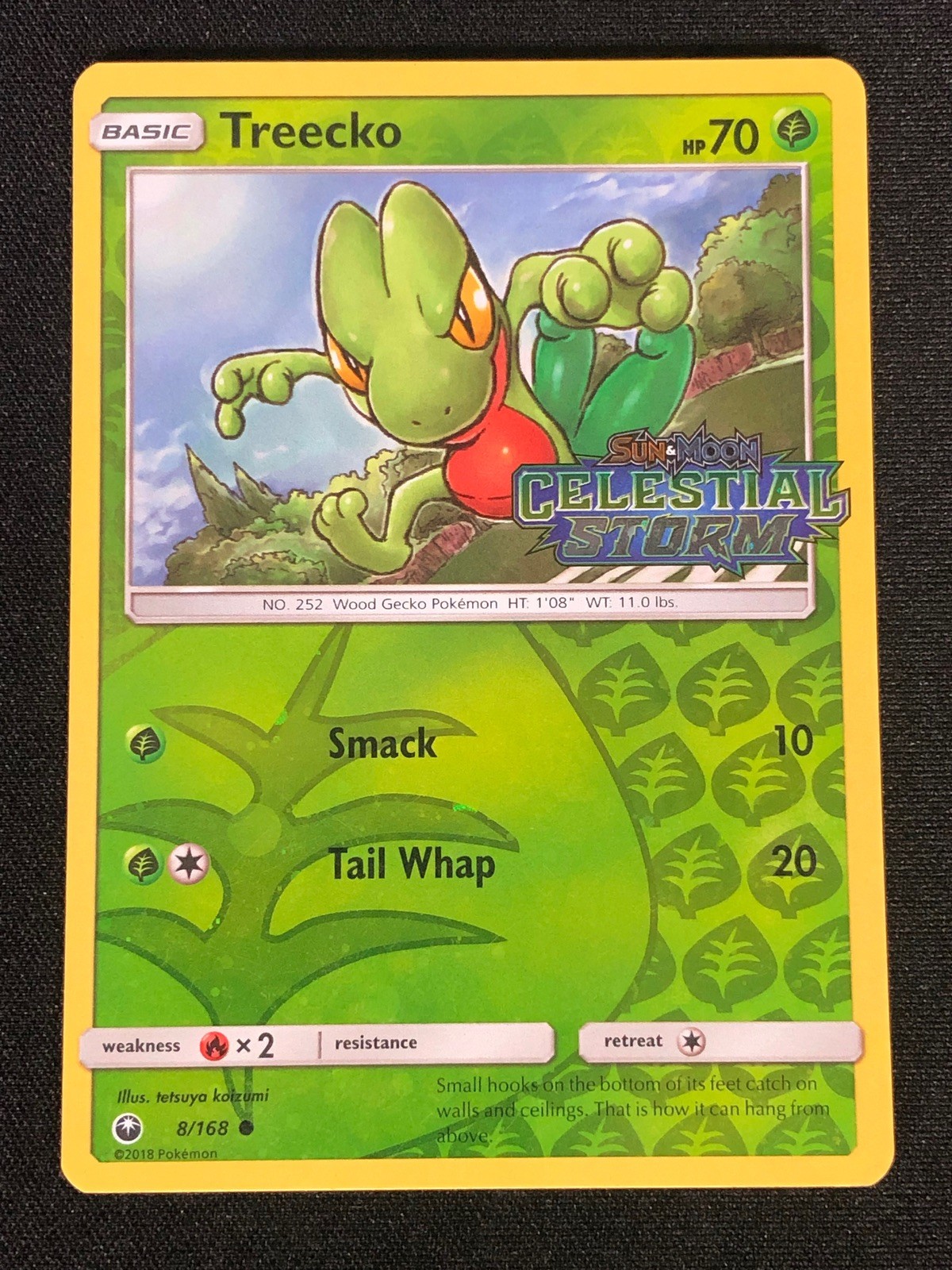 Pokemon Treecko 8/168 Stamped Holo (LP)