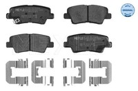 Meyle Bremsbelagsatz, Scheibenbremse 0252533715/W