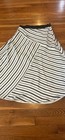 Ann Taylor Size 4 Black & White Striped Maxi Skirt  — photo 7
