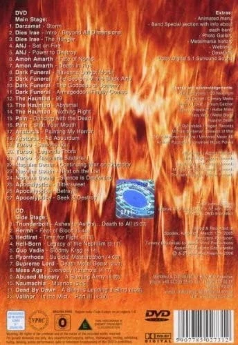 Varios Artistas Metal Mania 2005 CD/DVD Polonia Metal Mind 2005 DVD + CD Set - Imagen 2 de 2