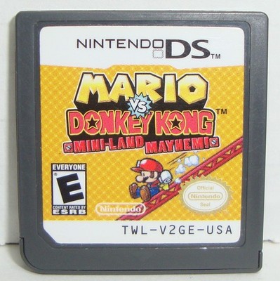 MARIO VS DONKEY KONG MINI-LAND MAYHEM DS NINTENDO DS VIDEO GAME CARTRIDGE ONLY