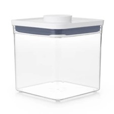 Image of OXO Good Grips POP Container 2.6L Big Square Short Clear Food Storage Box Large
