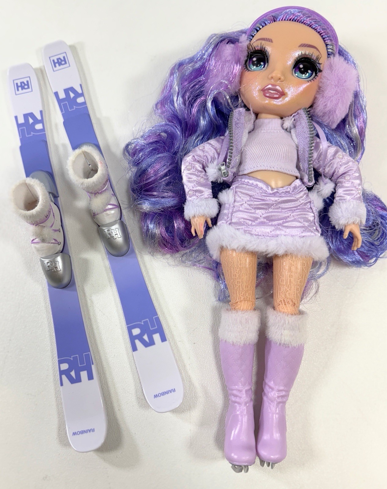 Rainbow High Violet Willow Winter Break Fashion Doll with Purple Outfit & Accessories