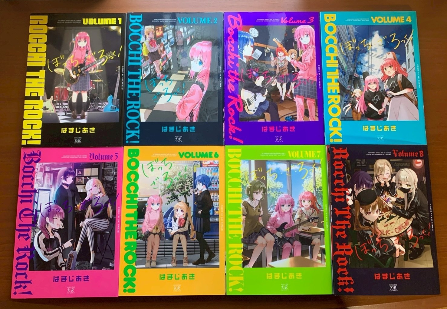 BOCCHI LA ROCA! Último conjunto completo de cómics manga japoneses Vol.1-8