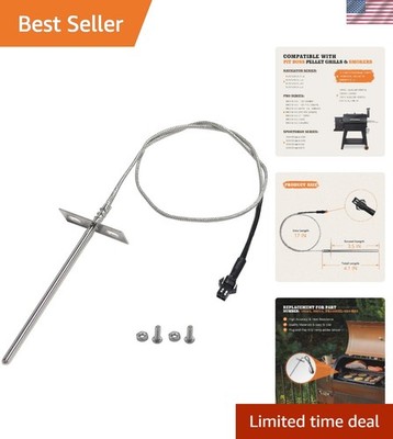 for Pit Boss Smokers and Grills, Meat Probe Sensor Compatible with PB1000XL-0...