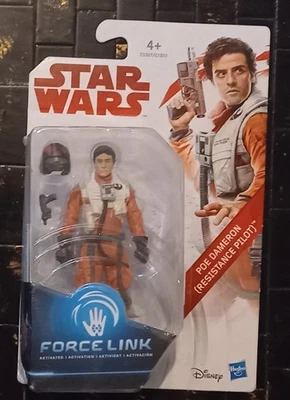Poe Dameron Star Wars - The last Jedi Force Link Hasbro 2017 Neuf - Photo 1/4