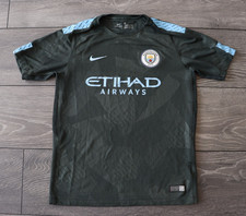 KIDS BOYS 12-13 YEARS 147-158 CM. MANCHESTER CITY THIRD FOOTBALL SHIRT 2017-2018