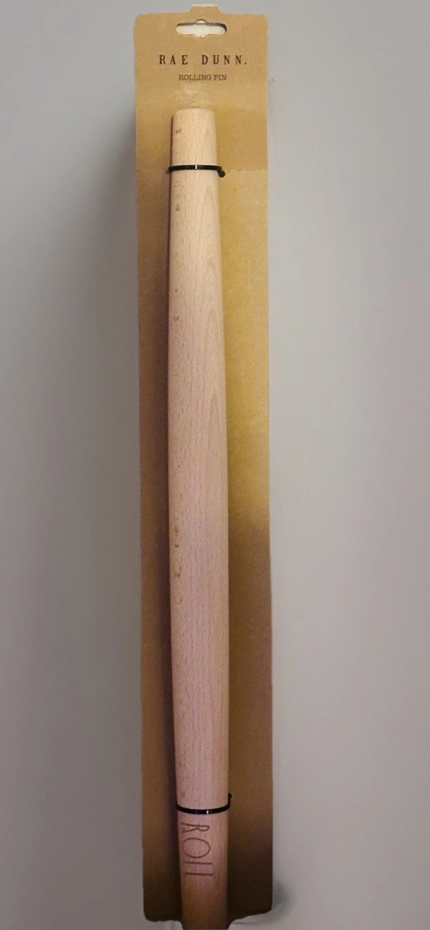 Rae Dunn French Style Wooden Rolling Pin.