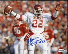 Marcus Dupree  Autographed 8x10 Oklahoma Sooners  JSA  Free Shipping #6