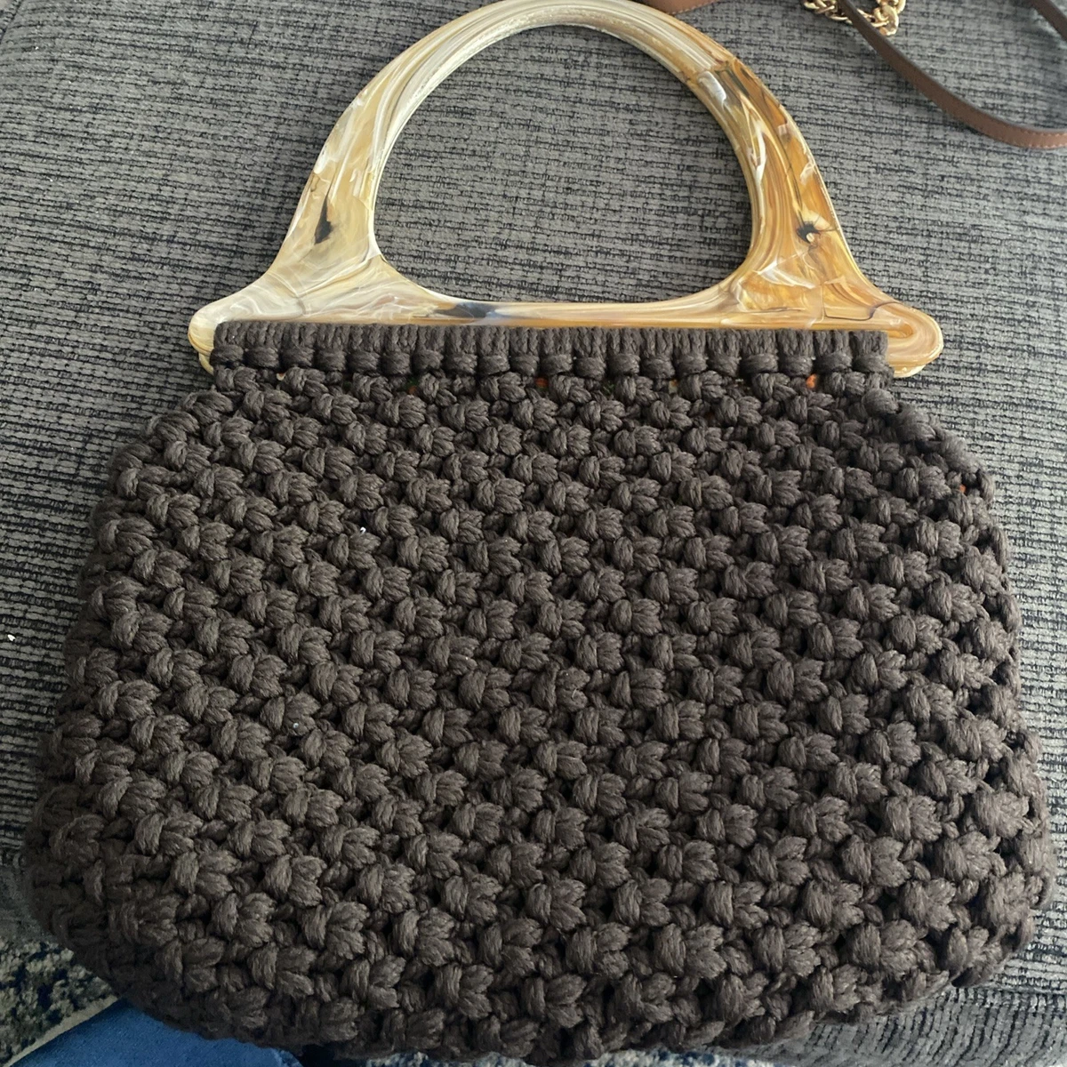 Crochet/Knit Original 1970s Vintage Bags, Handbags & Cases for 