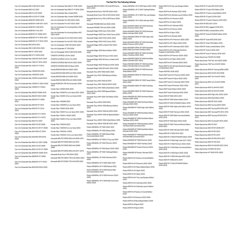 (2 Pack) Tusk Megabite Radial Tire 30x10-15 For Arctic Cat Prowler 1000 XTZ EFI Foto 3 de 4