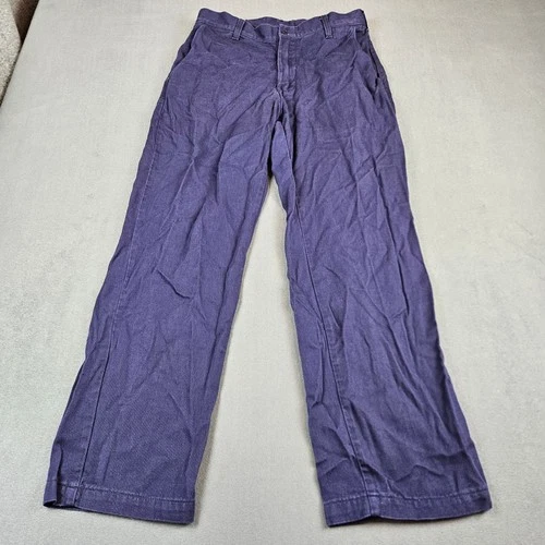 NeeseWear FR Navy Blue Flame Resistant Work Pants 32x30 Indura Cotton NFPA 2112 - product listing photo