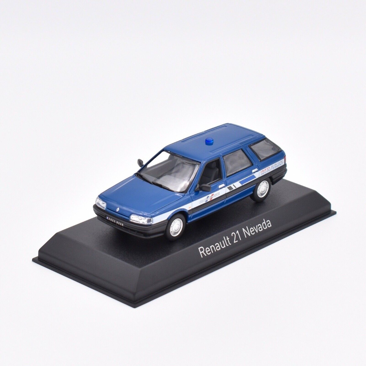 Nostalgie Renault 21 Nevada Gendarmerie 1992 Norev 1/43 souvenir des voitures d'antan