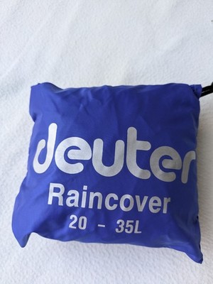 Deuter Regenschutz Raincover BLAU Regenhülle für Rucksack 20-35 Liter Blau