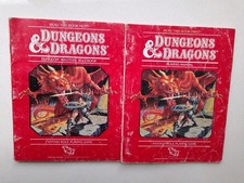 Dungeons and Dragons Masters Rulebook & Players Manual Set 1983 1st Printing