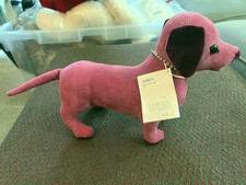 Steiff Selection Dackel Romeo 034633 28cm Pink Dachshund Ltd 2000 Button in Ear