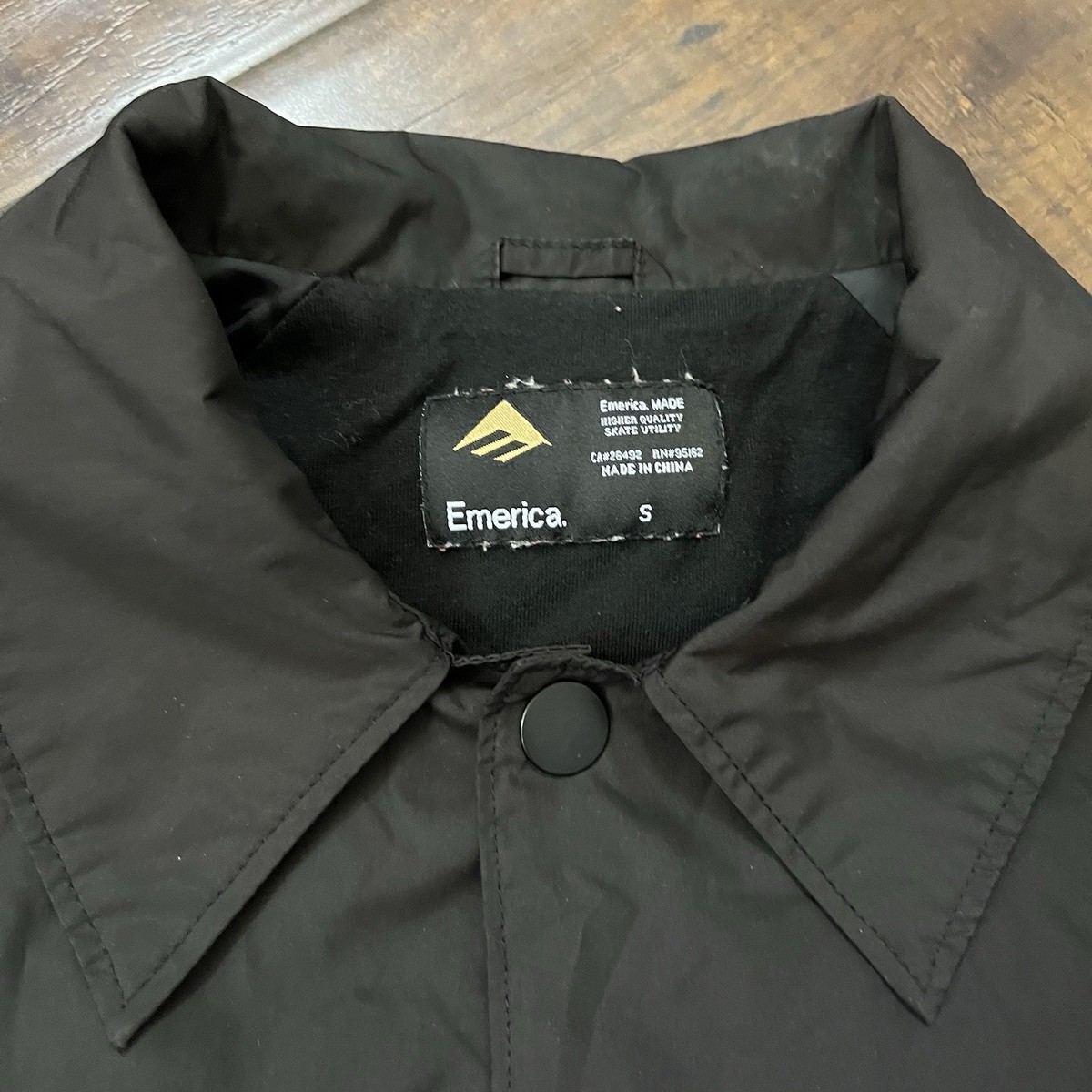 Ｓ Emerica Skate Windbreaker Coaches Jacket Mens Small Reynolds Hsu