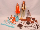 VINTAGE COLLECTION OF WESTERN FIGURES BY MARX GERONIMO/PRINCESS WILD (EZS002080)