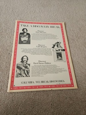 TPEEP545 MAGAZINWERBUNG 14X11'' PETER MCCANN - CAFE JACQUES - DAVID JAMES HOLSTE