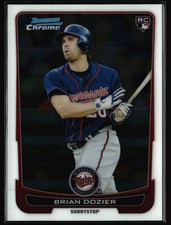 2012 Bowman Chrome #91 Brian Dozier