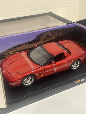 Hot Wheels 1 18 Scale C5 Chevrolet Corvette Custom Candy Red