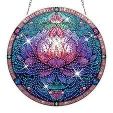 Mandala Diamond Art Hanging Kits for Adults, Flower Diamond Art Mandala-2