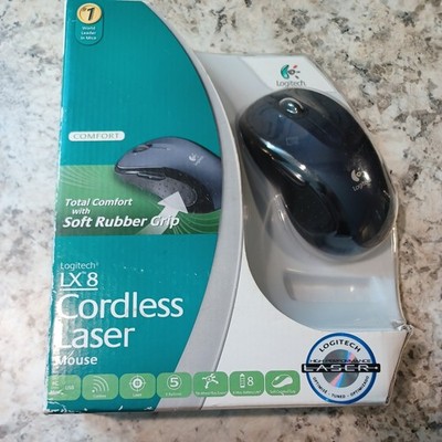 Logitech LX8 Cordless Laser Mouse USB with Comfort Grip  New in Package