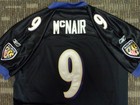 SEWN STEVE McNAIR #9 BALTIMORE RAVENS REEBOK NFL GAME FOOTBALL JERSEY 52 $300++ — photo 2