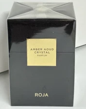 NEW SEALED Roja Amber Aoud Crystal Parfum 3.4 oz / 100 ml Perfume unisex GIFT