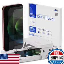 Whitestone Dome Glass Screen Protector for iPhone 15 Pro, Full Tempered
