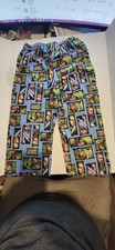 Star Wars Clone Wars Pajama Pants Kids Size 10/12 Boys Sleepwear Obi-Wan Anakin
