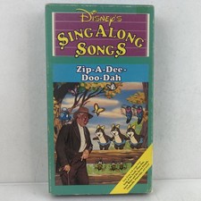 Disney Sing-Along Songs Zip-A-Dee-Doo-Dah VHS Song of the South