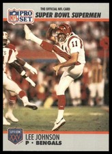 1990-91 Pro Set Super Bowl XXV | Lee Johnson #117 Cincinnati Bengals