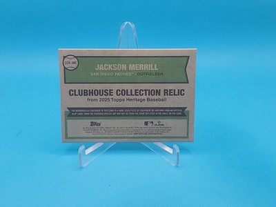 Jackson Merrill 2025 Topps Heritage #CCR-JME Clubhouse Collection