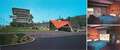 HOWARD JOHNSON'S LODGE & RESTAURANT N PLAINFIELD NJ VINTAGE 3 X 8 POSTCARD EB10