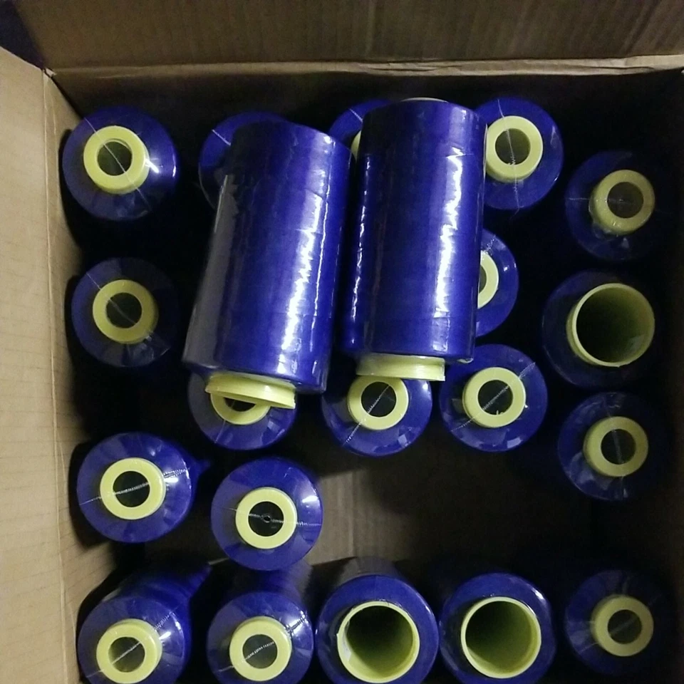 50 Spools ROYAL BLUE Color Serger Sewing Machine Threads T27  S/2 100% Polyester - Image 3 of 4