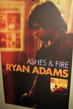 RYAN ADAMS Tirage promotionnel original pour CENDRES & FEU sur papier cartonné très cool