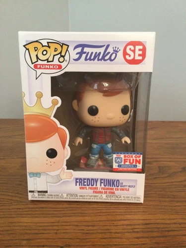Funko Pop! Freddy Funko as Marty McFly Box of Fun 2021 Fundays Exclusive LE 2000