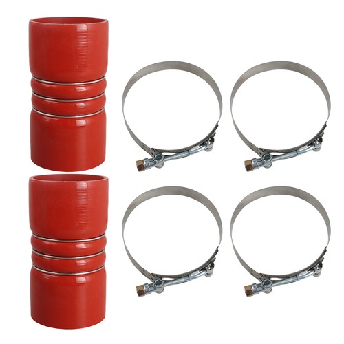 4"x 8" Charge Air Cooler Hump Hoses with Clamps for Vortex Tube Air Cooler - Picture 6 of 11