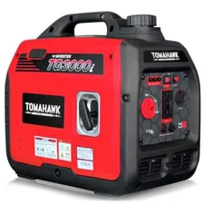 Tomahawk TG3000i 3000 Watt Inverter Gas Power Portable Generator