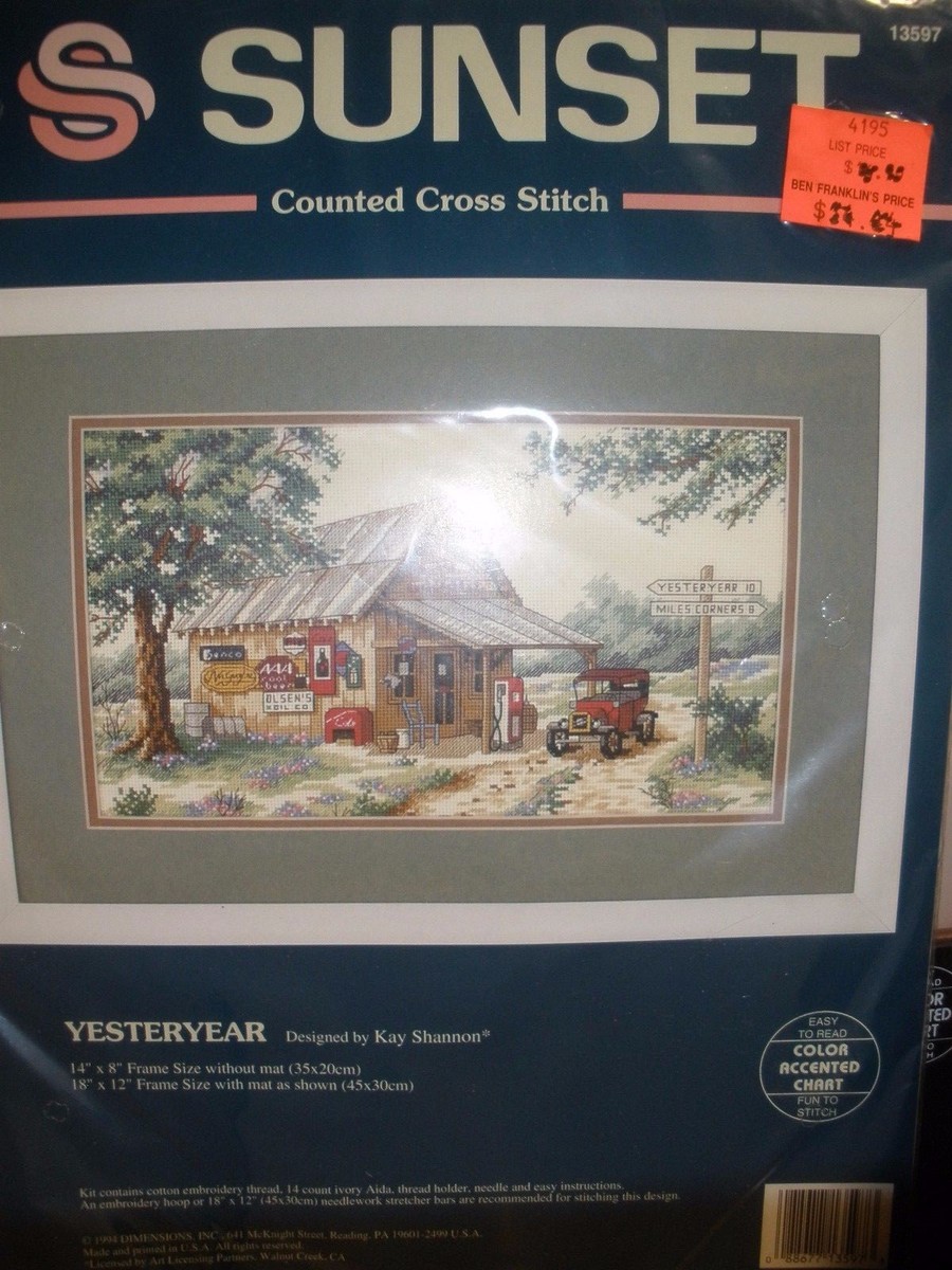 NEW Sunset Cross Stitch Kit 14