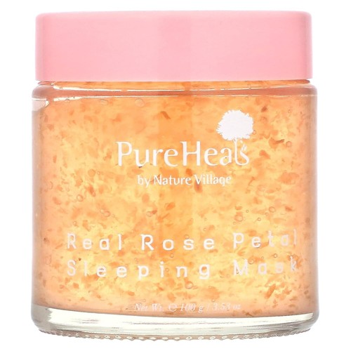 PUREHEALS by Nature Village Real Rose Petal Sleeping Mask 100g - Bild 1 von 9