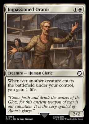 Impassioned Orator - 162 - NM - Universes Beyond: Fallout - MTG